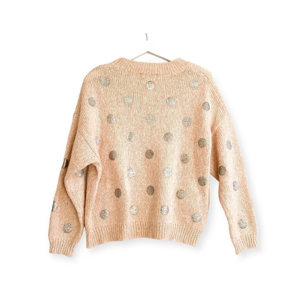 Essentiel Antwerp Hoovercraft Sweater, Size S, pale pink/beige with polka dots - Picture 3 of 14